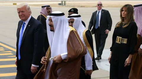 Primera gira internacional de Trump a Riad