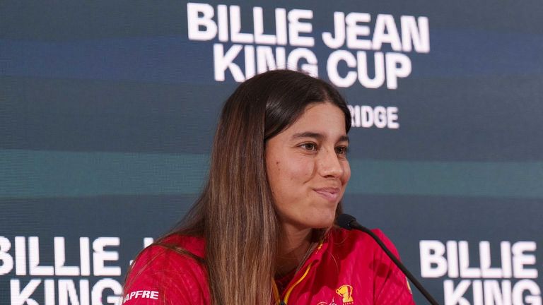 Jéssica Bouzas entra en la lista para las finales de la Billie Jean King Cup