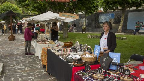 Mercado artesanal Marusía celebrado el pasado año en Corme.