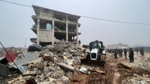 El terremoto ha causado una gran devastacin en el norte de Siria