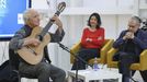Pedro Soler, Anne Plantagenet y Lluis Pasquall inauguraron el festival Escenas do Cambio en la Cidade da Cultura. El evento y la institucin fueron reconocidas en el 2022.