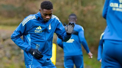 Rahim, entrenando en El Requex�n