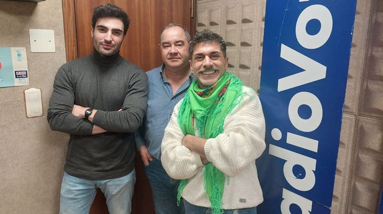 David Villares, Félix Jorquera e Xisco Feijoó, en Radio Voz Lugo