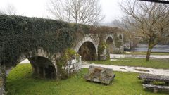 Ponte Ledesma, sobre el ro Ulla, une Vila de Cruces con Boqueixn.