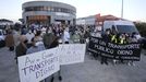 Protesta de afectados llevada a cabo en Ferrol.