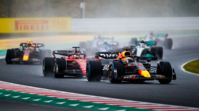 Los pilotos de Fórmula 1 durante una carrera