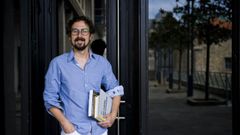 El arquitecto ferrolano scar Fuertes, premio por una rehabilitacin en Muros, la de la casa Miraflores
