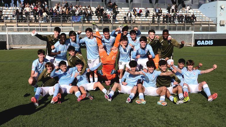 El Celta Juvenil A remonta ante el Villarreal para acceder a octavos de Copa