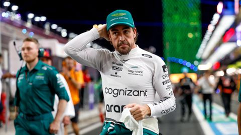 Fernando Alonso.Fernando Alonso durante el Gran Premio de Arabia Saudí de Fórmula 1