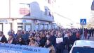 Manifestación contra los recortes sanitarios en Moraña