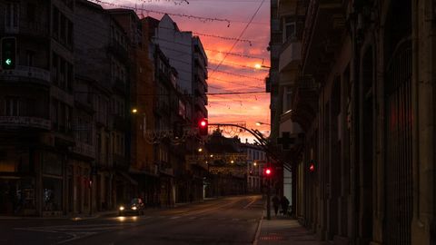 El nuevo ao 2022 amaneci en Ourense con una temperatura primaveral.