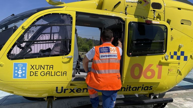 Muere un joven de 25 años cuando hacía prácticas de moto con una autoescuela en Nogueira de Ramuín