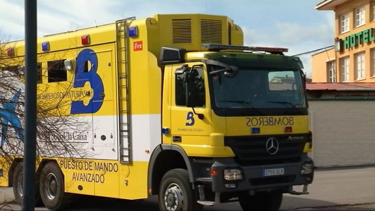 Camion de bomberos del Sepa