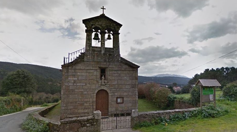 La iglesia de Sardi�eiro, lugar del que era natural Juan Ram�n