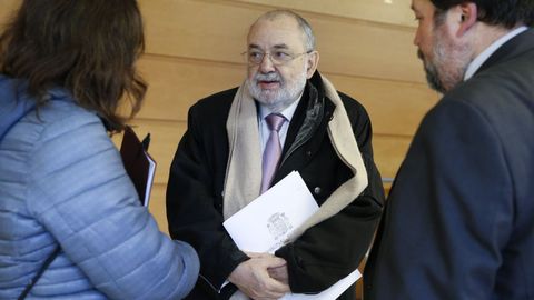 ngel Juanes, expresidente del Tribunal Supremo y de la Audiencia Nacional, contratado por el Concello de Pontevedra para recurrir la sentencia de Ence