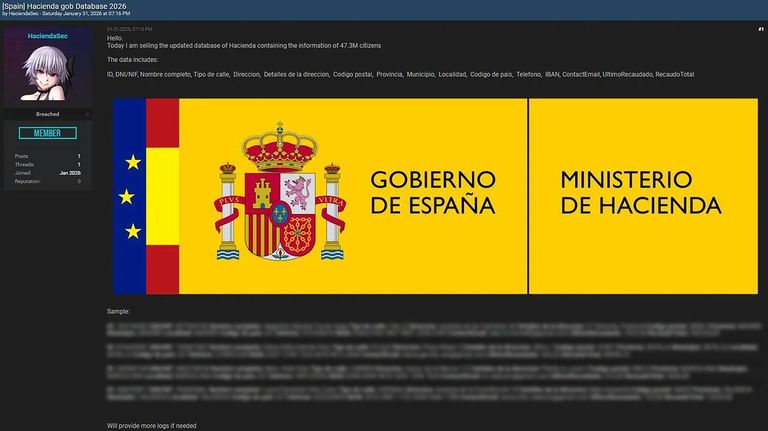 Hacienda investiga un posible «hackeo» de los datos de 47,3 millones de ciudadanos