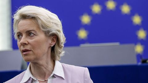 Ursula Von der Leyen, presidenta de la Comisión Europea.