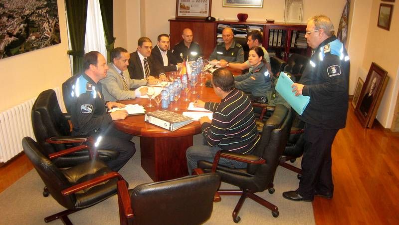 La junta local de seguridad de Sarria re reuni� en el Concello