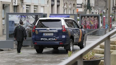 Patrulla de la Policía Nacional en Vigo