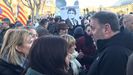 Junqueras abandona la manifestación independentista de Barcelona entre gritos de «traidor»