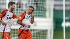 Santi Cazorla celebra el 0-1 del Oviedo al Racing de Ferrol