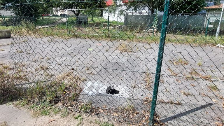 Catas, talas y retirada de bancos, pasos iniciales de la renaturalización del Gafos, en Pontevedra