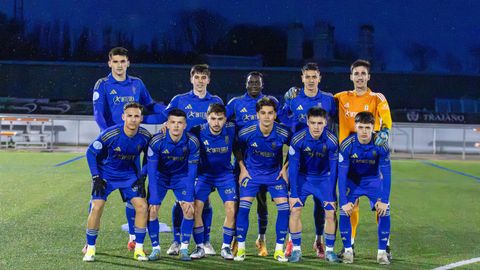 Alineaci�n del Vetusta ante el Burgos Promesas