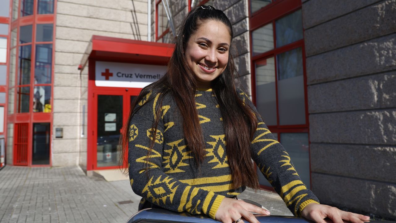 Entrevista a Mar�a Quiroga.Aiskel P�rez es venezolana y lleg� a Ourense en el 2025.