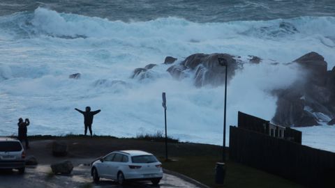Oleaje en A Coruña