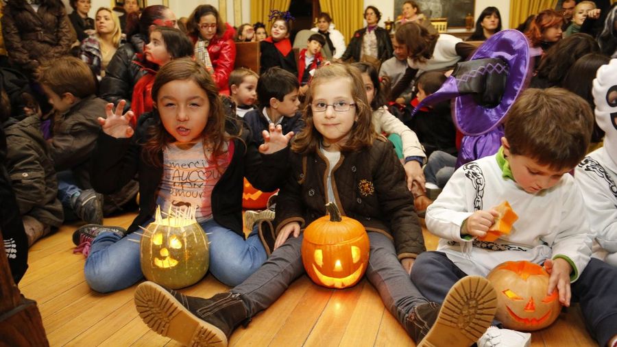 Tarde de Samaín en la granja escuela Pedro Murias de Ribadeo