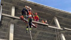 Curso de rescate en altura en Maceda