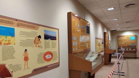 Vista del Museo de Vilalba, donde hay piezas guardadas por los problemas de humedad.
