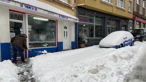 Gran nevada en A Fonsagrada