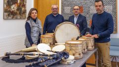 Entrega de instrumentos musicales de la Diputacin de Ourense al Concello de A Arnoia