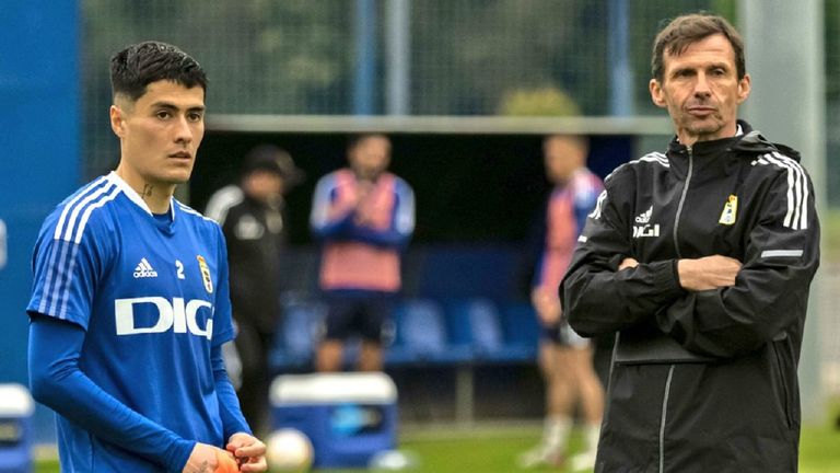 Hugo Rama y José Ángel Ziganda, en El Requexón