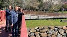El presidente de la Confederación Hidrográfica del Miño-Sil, José Antonio Quiroga, visitó Xinzo 