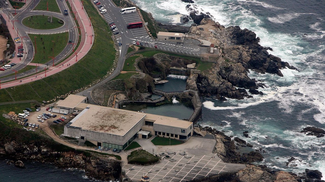 Vista del Aquarium Finisterrae, que fue diseado por Abalo Arquitectura e Ingeniera