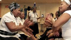 Mulleres caboverdianas de Burela formaron Batuko Tabanka a finais do sculo XX