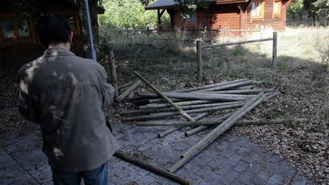 Destrozos en el recinto, en una foto de archivo del 2008