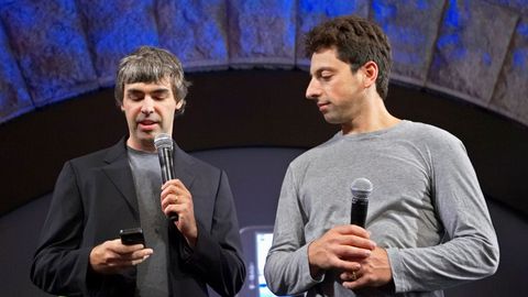 Larry Page (izquierda) y Sergey Brin (derecha), cofundadores de Google