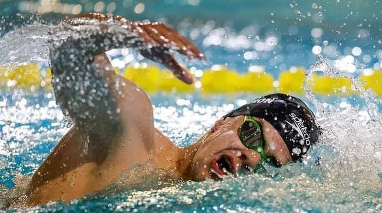 Juan Ferrón, nadador vigués del Natación Mos