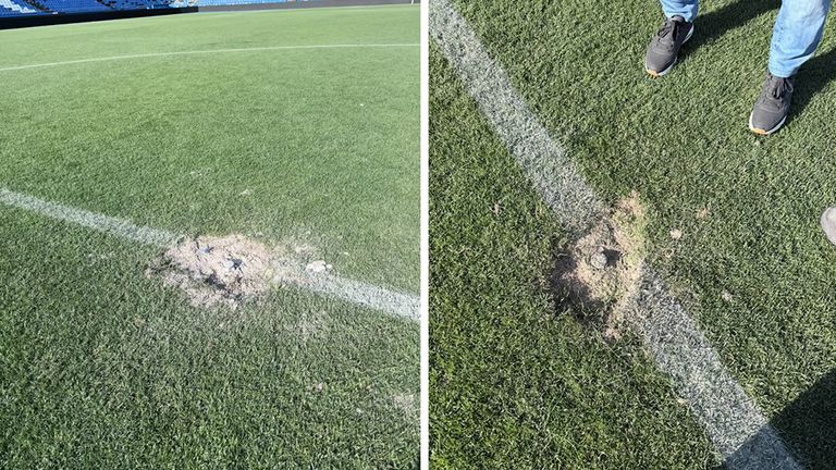 La alcaldesa de A Coruña confirma que el campo de Riazor estará listo para el partido del jueves entre España e Irak