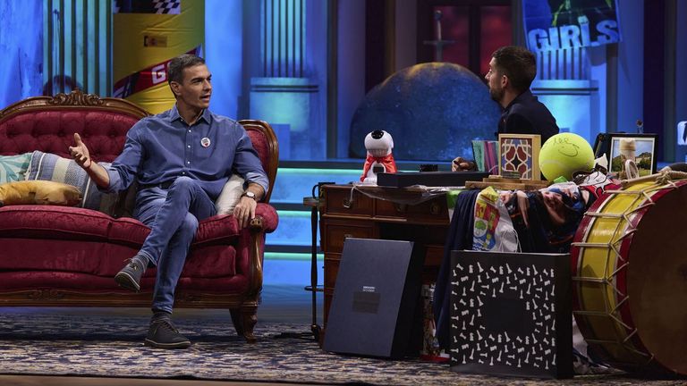 Sánchez, en «La Revuelta»: «¿Qué nota me pongo? Eso se lo dejo a Tezanos»