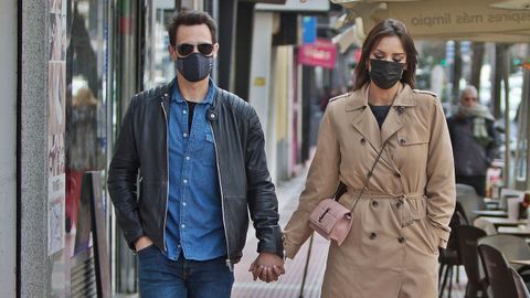 Christian Gálvez y Patricia Pardo durante un paseo por Madrid | Europa Press