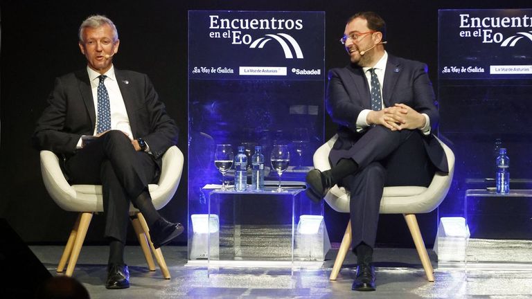 Rueda y Barbón abordarán en Ribadeo los desafíos de Galicia y Asturias