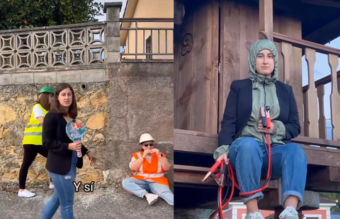 Cristina Garc�a y sus vecinos (@valdesoto.al.descubierto) parodian la tensi�n y los preparativos finales ante la visita de los Reyes