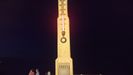 El termmetro de la Escalerona, a las diez y media de la noche, en una imagen de archivo