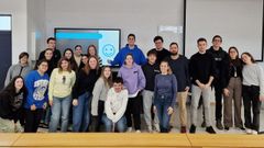 Imagen de un grupo de alumnos de Turismo que participan en en las actividades del proyecto