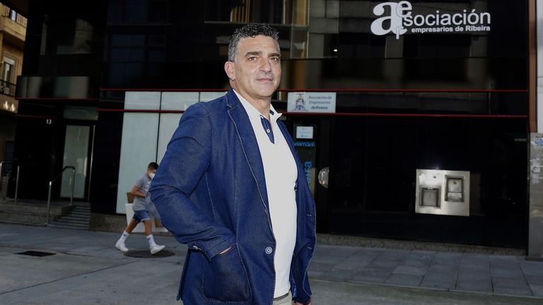 Francisco Martínez, presidente de la Asociación de Empresarios de Ribeira.