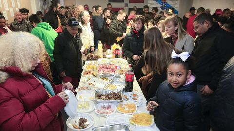 Fiesta de Altagracia en la parroquia de A Milagrosa el pasado mes de enero